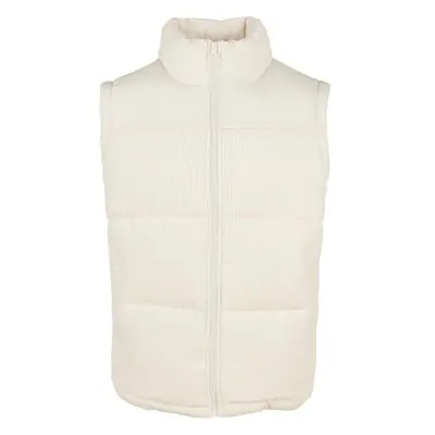 URBAN CLASSICS Cord Vest - whitesand 73741982