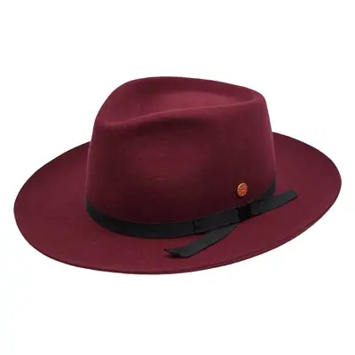 Luxusní bordó klobouk Fedora - Mayser Ari Bordeaux 86200754