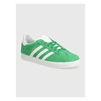 Sneakers boty adidas Originals GAZELLE zelená barva, IE5612 92835233