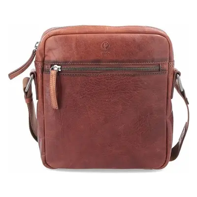 Pánská kožená crossbody Rieker 2206 Poyem KO hnědá 95425801