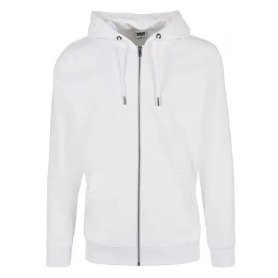 URBAN CLASSICS Basic Terry Zip Hoody - white 60179340