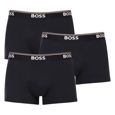 3PACK pánské boxerky BOSS tmavě modré (50475274 480) 80735540