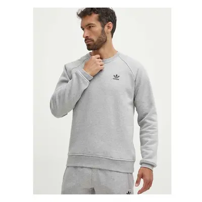 Mikina adidas Originals pánská, šedá barva, melanžová, IY4937 93788251