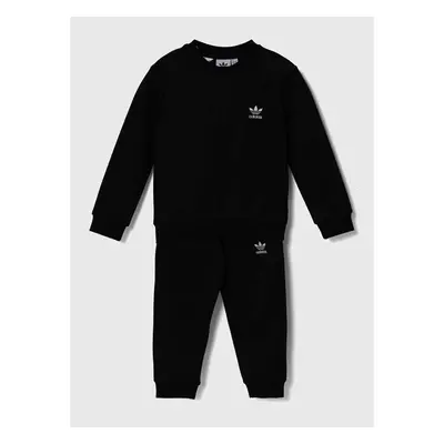 Dětská tepláková souprava adidas Originals CREW SET černá barva, 94845267