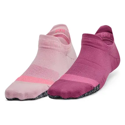 Under Armour Breathe 2 No Show Tab 2-Pack Pink Universal 95319211