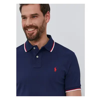 Polo Ralph Lauren Polo tričko Ralph Lauren pánské, tmavomodrá barva, 60359193