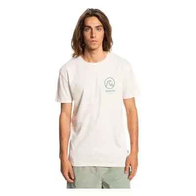 TRIKO QUIKSILVER GONE WORDS S/S - bílá - 68394556