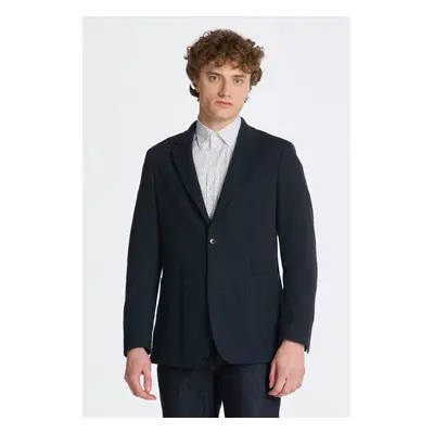 BLEJZR GANT JERSEY BLAZER EVENING BLUE 84682257