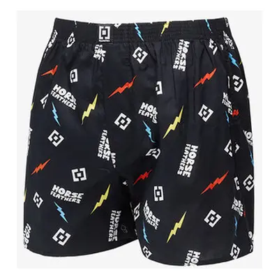 Trenky Horsefeathers Manny Boxer Shorts Black/ Ignite Print M 86967235