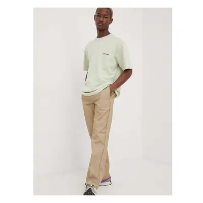 Kalhoty Dickies pánské, béžová barva, jednoduché, DK0A4XK6KHK-Khaki 69406163