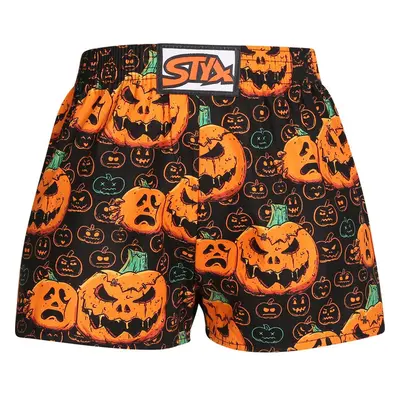 Dětské trenky Styx art klasická guma Halloween dýně (J1755) 6-8 let 87562228