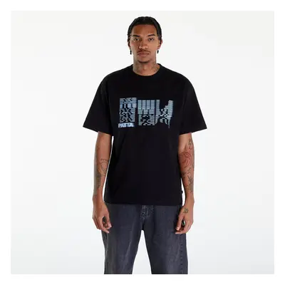 Tričko Patta Glitch T-Shirt UNISEX Black 90234327