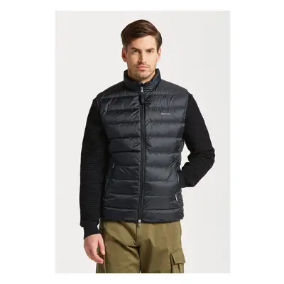 VESTA GANT LIGHT DOWN GILET BLACK 84605553