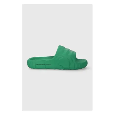 Pantofle adidas Originals Adilette 22 pánské, zelená barva 89573603