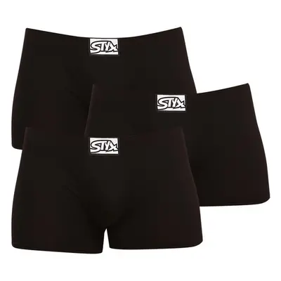 3PACK pánské boxerky Styx klasická guma černé (Q9606060) 91607281