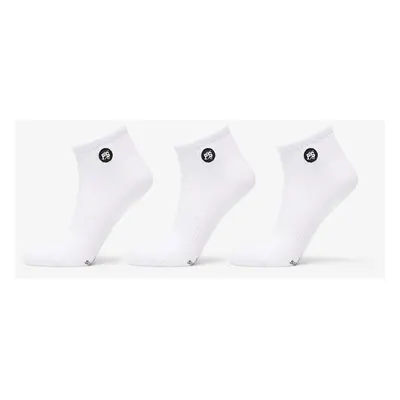 FTSHP Ponožky Footshop Ankle Socks 3-Pack White 36-38 93598467