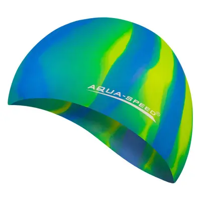 AQUA SPEED Unisexs Swimming Cap Bunt Pattern 58 84462528