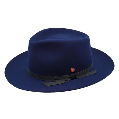 Luxusní modrý klobouk Fedora - Mayser Ari Tinte 86200755