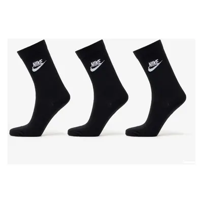 Ponožky Nike NSW Everyday Essential Crew Socks 3-Pack Black/ White L 87315740