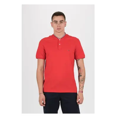 Tommy Hilfiger Polo shirt - BASEBALL COLLAR SLIM POLO red 95271596