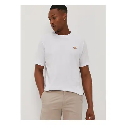 Tričko Dickies pánské, bílá barva, hladké, DK0A4XDBWHX-WHITE 64294728