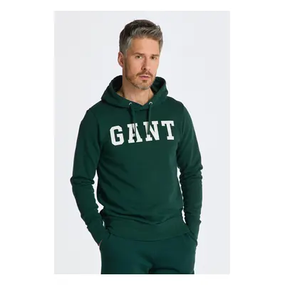 MIKINA GANT MD. GANT SWEAT HOODIE TARTAN GREEN 85175868