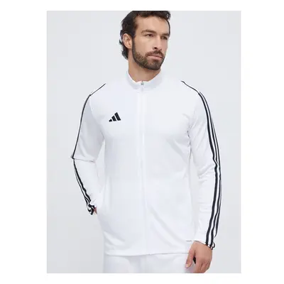 Tréninková mikina adidas Performance Tiro 23 bílá barva, s aplikací, 87717526