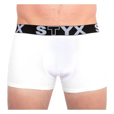 Pánské boxerky Styx sportovní guma nadrozměr bílé (R1061) 56276399