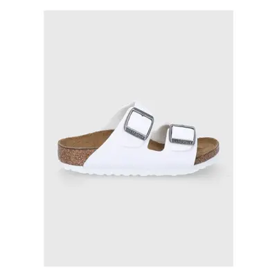 Dětské pantofle Birkenstock bílá barva 66699824