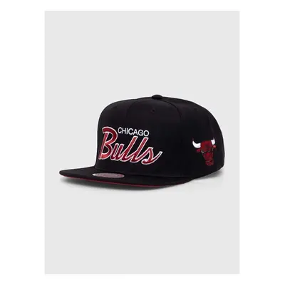 Čepice s vlněnou směsí Mitchell&Ness NBA CHICAGO BULLS černá barva, s 89962636