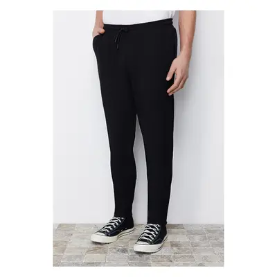 Trendyol Black Elastic Waist Slim Fit Woven Trousers 91288366