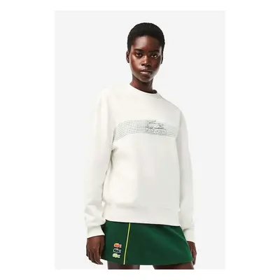 Bavlněná mikina Lacoste Sweatshirts SF5600 70V pánská, bílá barva, s 84012649