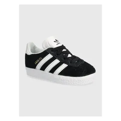 Dětské sneakers boty adidas Originals GAZELLE CF EL černá barva, 93788314