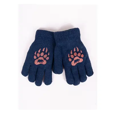 Yoclub Kidss Gloves RED-0200C-AA5A-004 Navy Blue 74670229