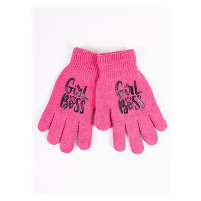 Yoclub Kidss Gloves RED-0201G-AA5A-002 74670236