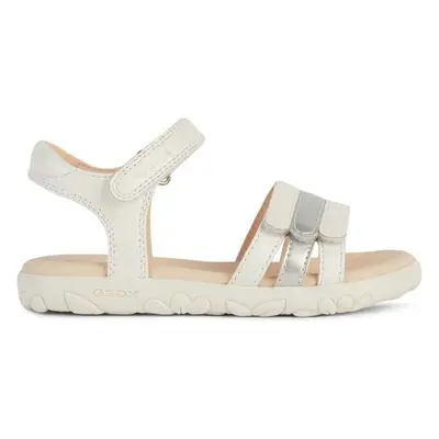 Dětské sandály Geox SANDAL HAITI bílá barva 89792889