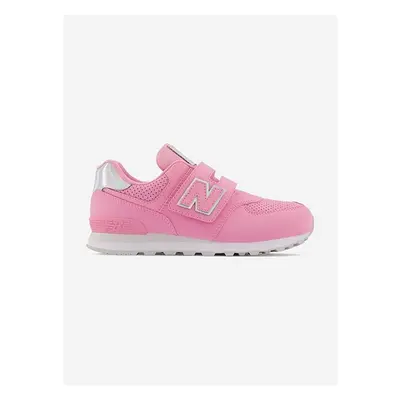 Dětské sneakers boty New Balance růžová barva 83295009