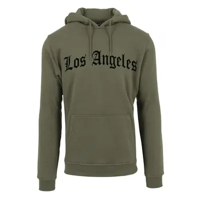 MISTER TEE Los Angeles Wording Hoody - olive 83438442