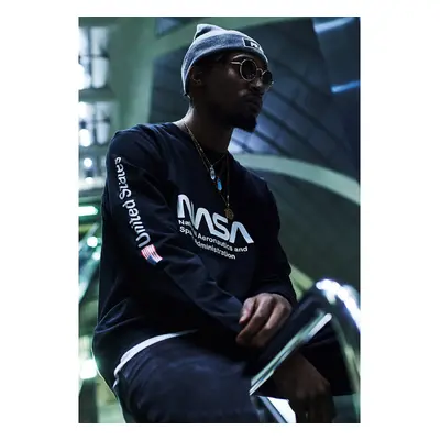 Mister Tee NASA US Crewneck černá 87562524