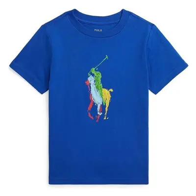 Dětské bavlněné tričko Polo Ralph Lauren s potiskem 88768431