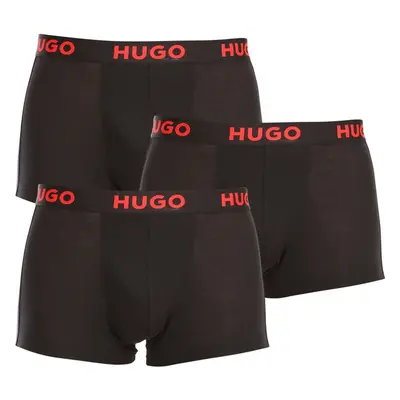 3PACK pánské boxerky HUGO černé (50496723 001) 86439876