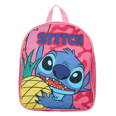 Setino Dětský veselý batůžek s motivem, Stitch růžový 89574035