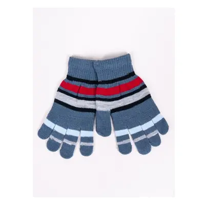 Yoclub Kidss Boys Five-Finger Gloves RED-0118C-AA50-006 75791777