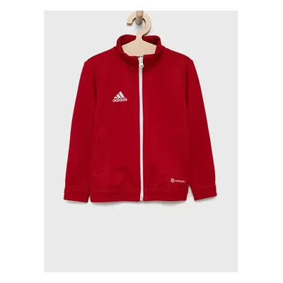 Dětská mikina adidas Performance H57563 červená barva, hladká 67551608