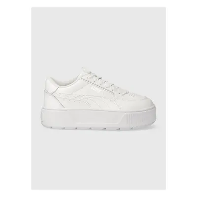 Dětské sneakers boty Puma Karmen Rebelle Jr bílá barva 84159244