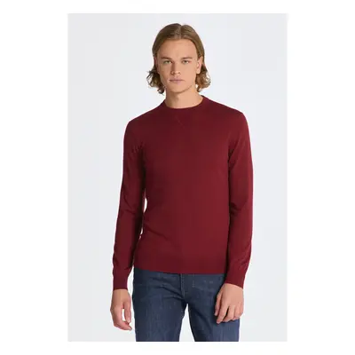 SVETR GANT FINE COTTON C-NECK PLUMPED RED 84606110