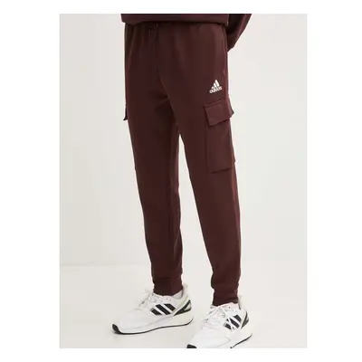 Tepláky adidas hnědá barva, hladké, IY9092 94485937