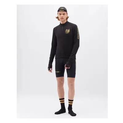 Pánský cyklo dres Silvini Leverono černá/zlatá 82261123