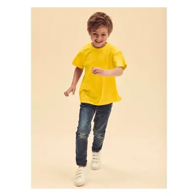 Yellow Cotton T-shirt Fruit of the Loom 85811484