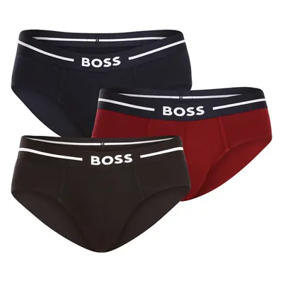 3PACK pánské slipy BOSS vícebarevné (50499432 969) 86153020